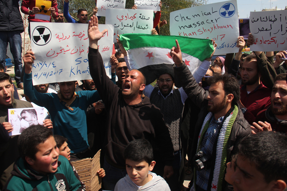 'Do you only care how we die?' Syrians ask why gas is the